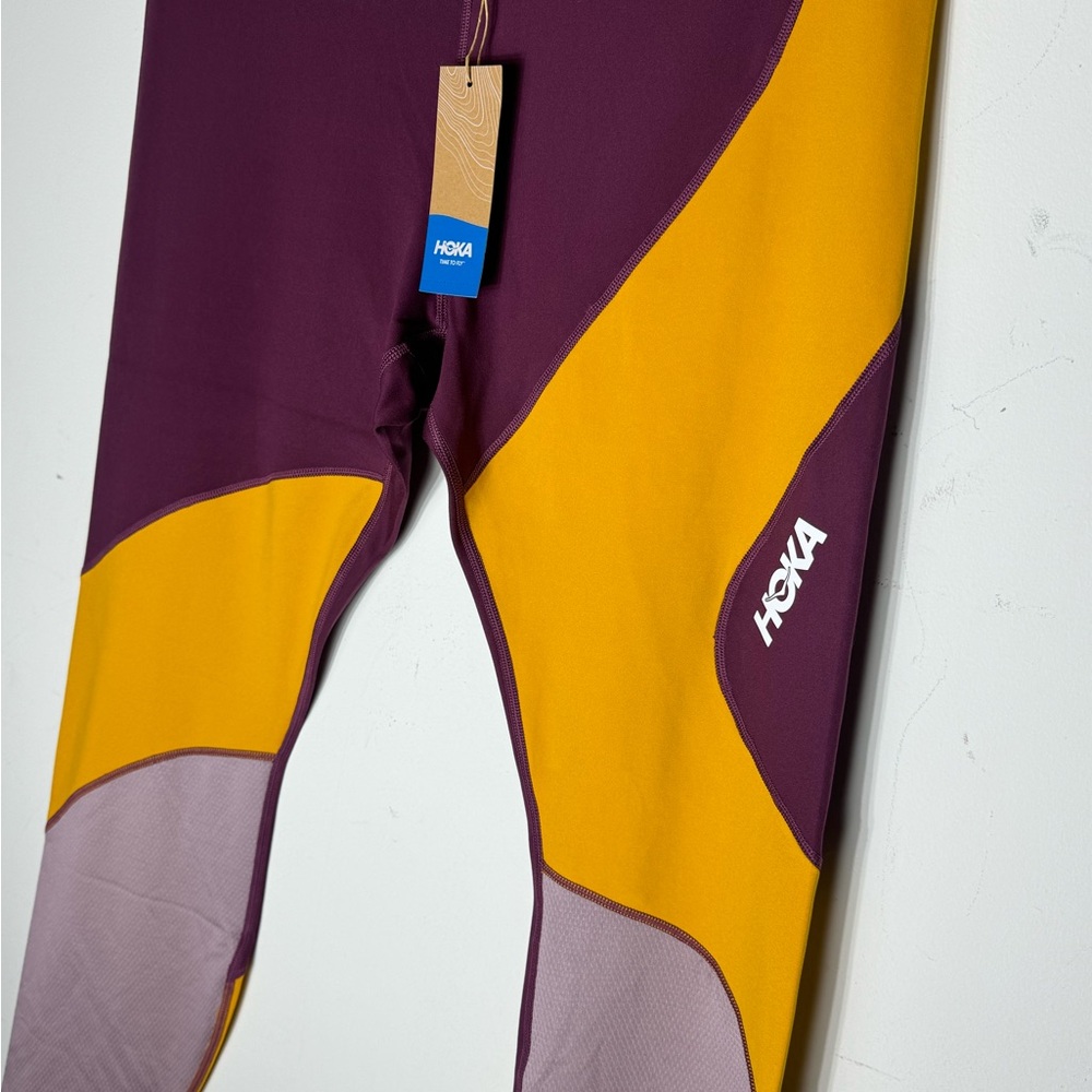 New Hoka One One Hupana Tight Women's Grape Wine 7/8 Length leggings size XXL - Picture 6 of 10